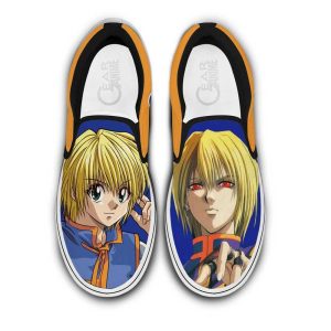 Kurapika Slip On Shoes Custom Anime Hunter x Hunter Shoes