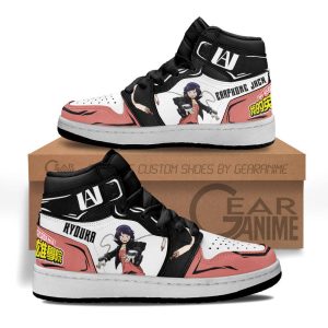 Kyoka Jiro Kids Sneakers Custom Anime My Hero Academia Kids Jordan 1 Shoes