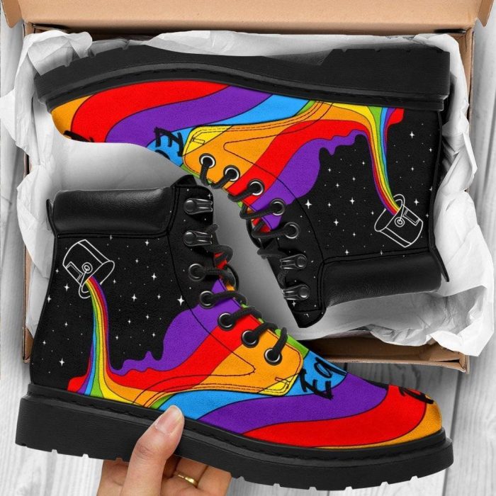 LGBT Boots Shoes Equality Love Pride Amazing