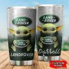 Land Rover Baby Yoda Custom Name Tumbler TB0585