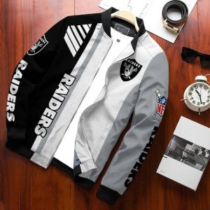 Las Vegas Raiders Bomber Jacket 3D Personalized For Fans 063