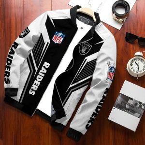 Las Vegas Raiders Bomber Jacket 3D Personalized For Fans 218