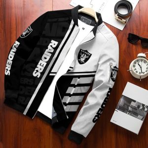 Las Vegas Raiders Bomber Jacket 3D Personalized For Fans 467