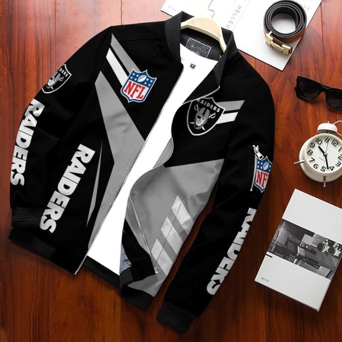 Las Vegas Raiders Bomber Jacket 3D Personalized For Fans 577