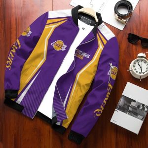 Los Angeles Lakers Bomber Jacket 3D Personalized For Fans 141