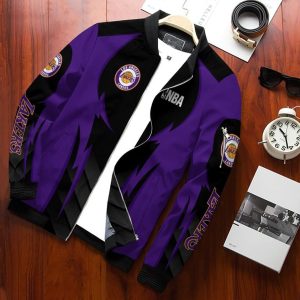 Los Angeles Lakers Bomber Jacket 3D Personalized For Fans 390