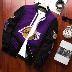 Los Angeles Lakers Bomber Jacket 3D Personalized For Fans 498