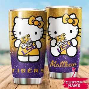 Lsu Tigers Hello Kitty Custom Name Tumbler TB0283