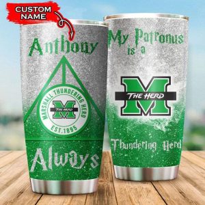 Marshall Thundering Herd Tumbler Harry Potter NCAA Custom Name TB2496