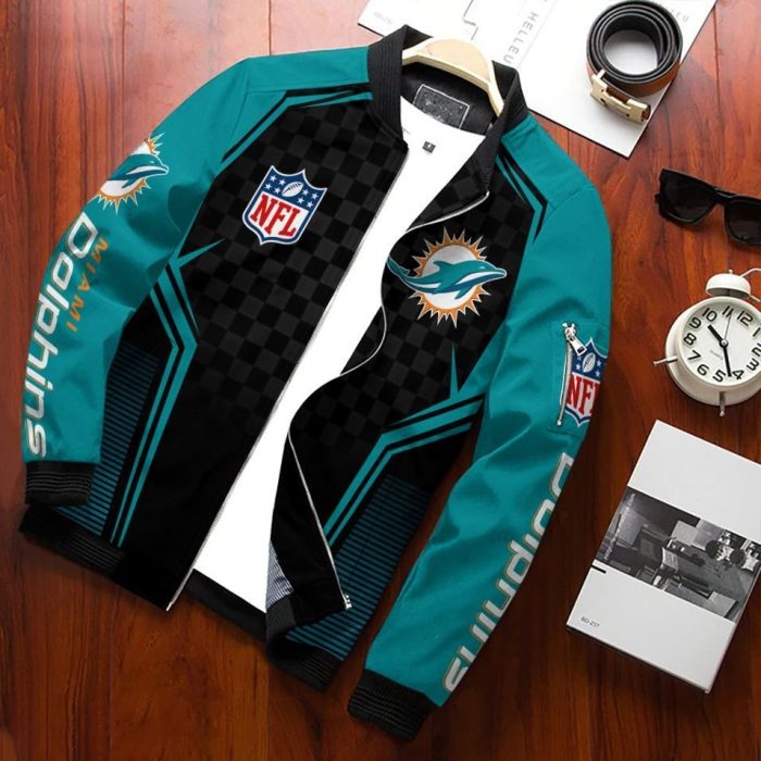 Miami Dolphins Bomber Jacket 3D Personalized For Fans 556