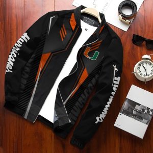 Miami Hurricanes Bomber Jacket 3D Personalized For Fans 691