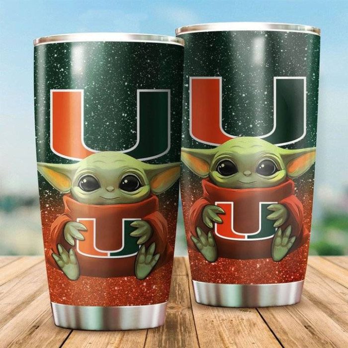 Miami Hurricanes Yoda Tumbler TB0847