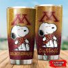 Minnesota Golden Gophers Snoopy Custom Name Tumbler TB1848