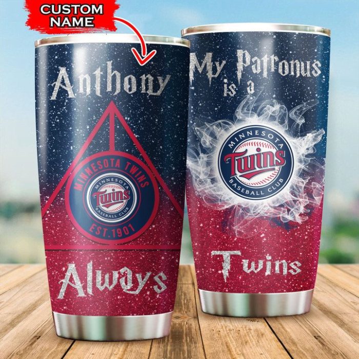 Minnesota Twins Tumbler Harry Potter MLB Custom Name TB2348