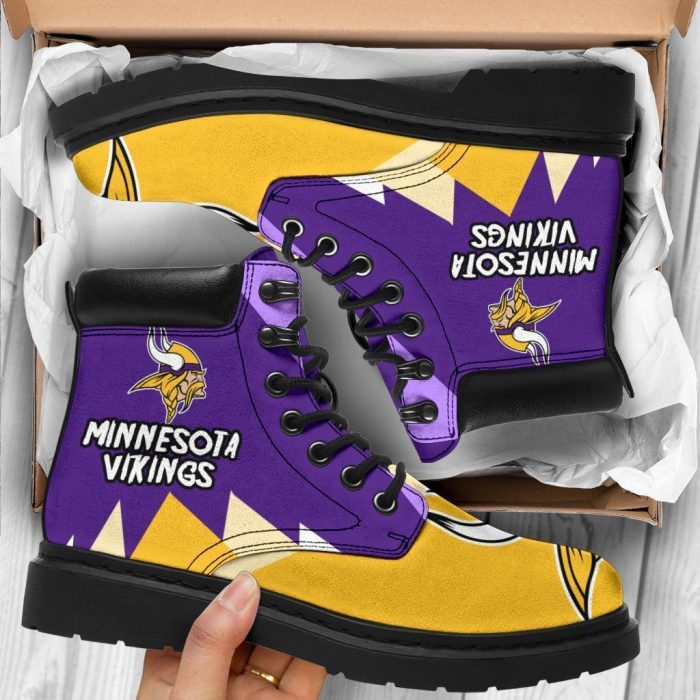 Minnesota Virkings Boots Shoes Idea For Fan