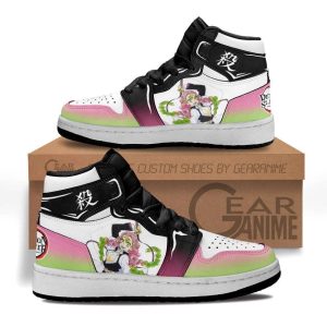 Mitsuri Kanroji Kids Sneakers Custom Anime Demon Slayer Kids Jordan 1 Shoes