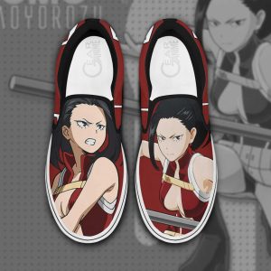 Momo Yaoyorozu Slip On Shoes My Hero Academia Custom Anime Shoes