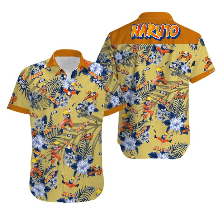 Naruto Hawaiian Shirt - Anime Hawaiian Beach Shirt - Hawaiian Shirt For Women Men - Hawaiian Shirt Custom