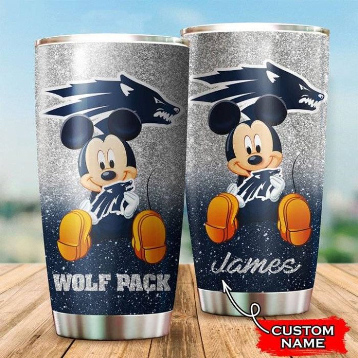 Nevada Wolf Pack Mickey Custom Name Tumbler TB0039