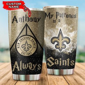 New Orleans Saints Tumbler Harry Potter NFL Custom Name TB2598