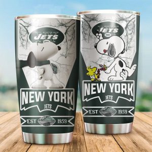 New York Jets Tumbler Snoopy NFL TB0186