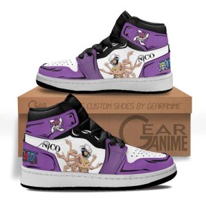 Nico Robin Kids Sneakers Custom Anime One Piece Kids Jordan 1 Shoes