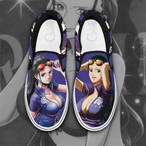 Nico Robin Slip On Shoes One Piece Custom Anime Shoes