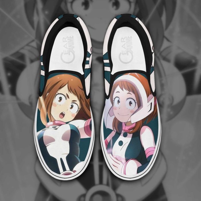 Ochako Uraraka Slip On Shoes My Hero Academia Custom Anime Shoes
