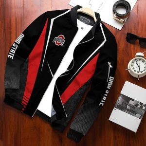 Ohio State Buckeyes Bomber Jacket 3D Personalized For Fans 043