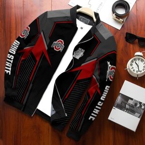 Ohio State Buckeyes Bomber Jacket 3D Personalized For Fans 289