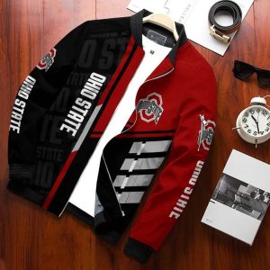 Ohio State Buckeyes Bomber Jacket 3D Personalized For Fans 465
