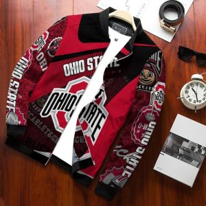 Ohio State Buckeyes Bomber Jacket 3D Personalized For Fans 551