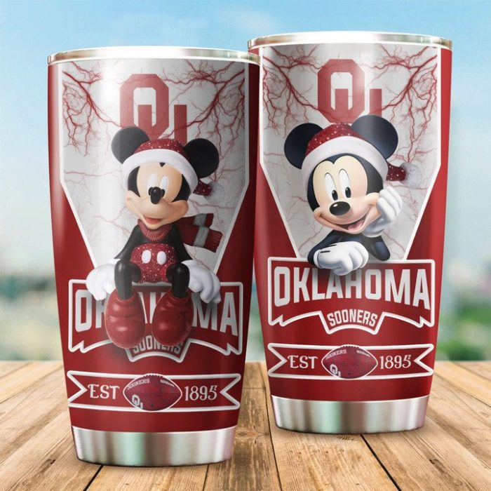 Oklahoma Sooners Tumbler Mickey NCAA TB0364