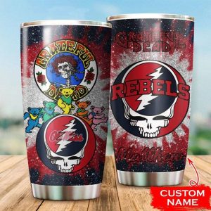 Ole Miss Rebels Grateful Dead Custom Name Tumbler TB1398