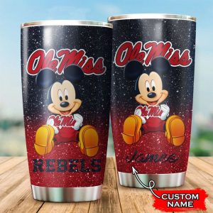 Ole Miss Rebels Mickey Custom Name Tumbler TB0649