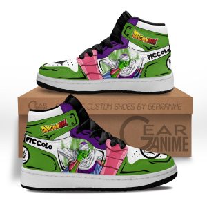Piccolo Kids Sneakers Custom Anime Dragon Ball Kids Jordan 1 Shoes