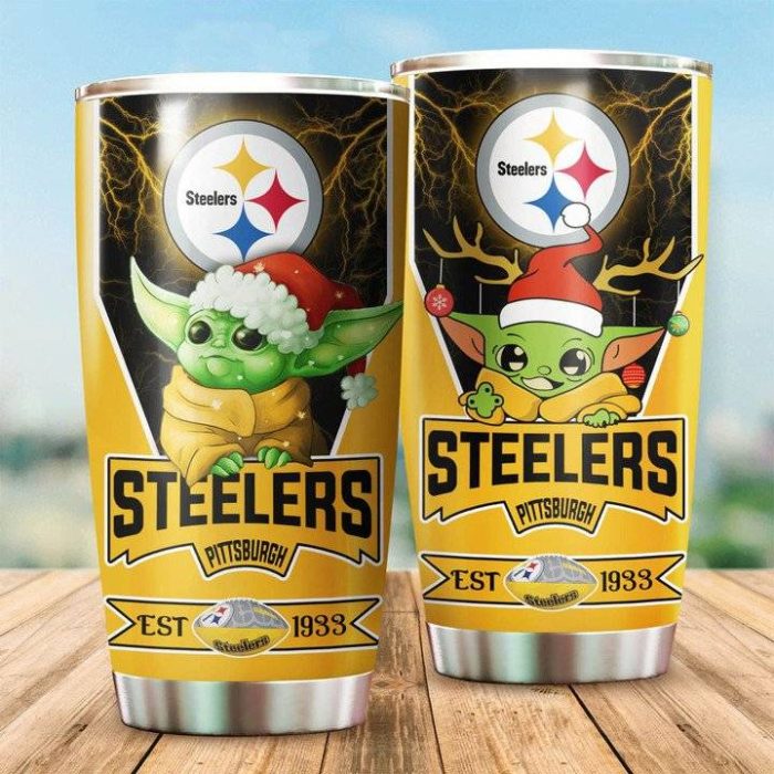 Pittsburgh Steelers Tumbler Baby Yoda NFL TB0184