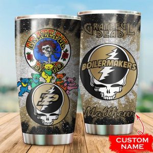 Purdue Boilermakers Grateful Dead Custom Name Tumbler TB1713