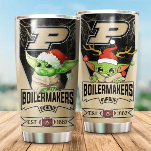 Purdue Boilermakers Tumbler Baby Yoda NCAA TB0448