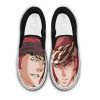 Renji Abarai Slip On Shoes Custom Anime Bleach Shoes