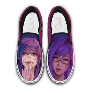 Rize Kamishiro Slip On Shoes Custom Anime Tokyo Ghoul Shoes