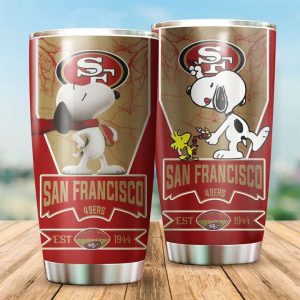 San Francisco 49Ers Tumbler Snoopy NFL TB2235