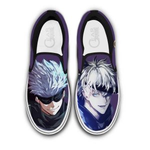 Satoru Gojou Slip On Shoes Custom Anime Jujutsu Kaisen Shoes