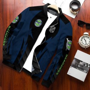 Seattle Seahawks Bomber Jacket 3D Personalized For Fans 367