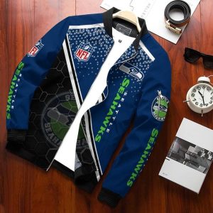 Seattle Seahawks Bomber Jacket 3D Personalized For Fans 505