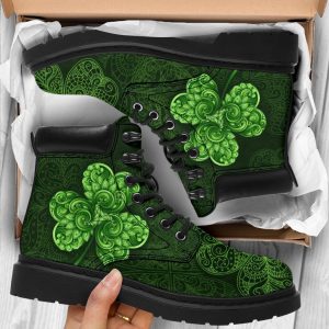 Shamrock Boots Shoes St Patrick Day