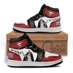 Shanks Kids Sneakers Custom Anime One Piece Kids Jordan 1 Shoes