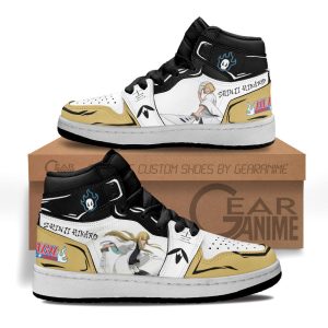 Shinji Hirako Kids Sneakers Custom Anime Bleach Kids Jordan 1 Shoes
