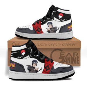 Shisui Uchiha Kids Sneakers Custom Anime NRT Kids Jordan 1 Shoes