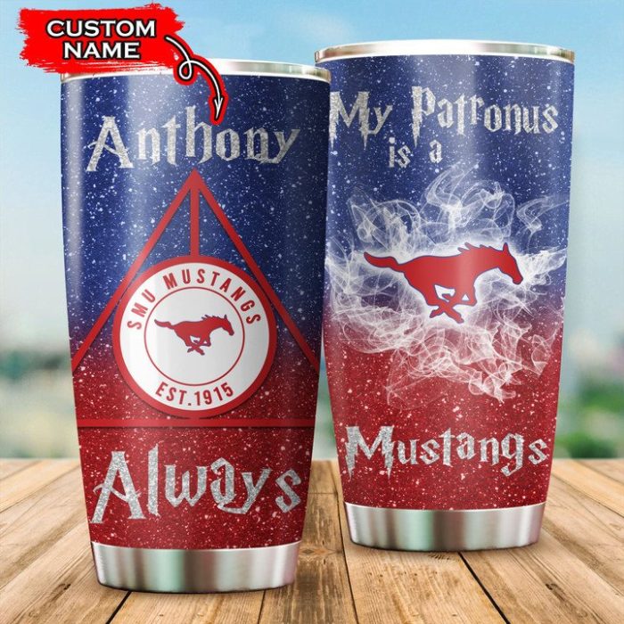 Smu Mustangs Tumbler Harry Potter NCAA Custom Name TB2785